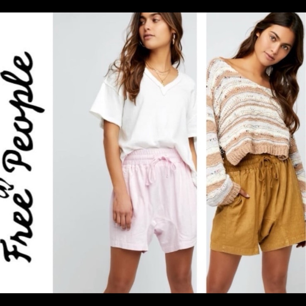 Free People need to escape linen shorts